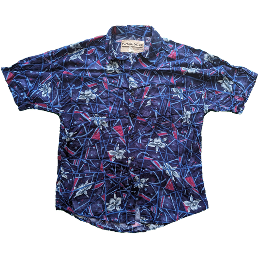 Vintage Hawaiian Shirt - Disco Floral